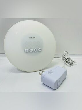 Philips SmartSleep adjustable Brightness Therapy  Alarm Clock Sunrise HF3500